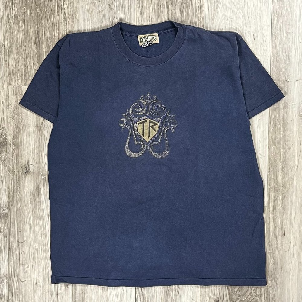 Tag Rag Vintage Made in USA Navy Blue Large T-Shirt